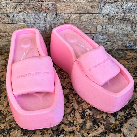 Alexander Wang
Women's Pink Taji 115 Flatform Sandals - Picture 3 of 12